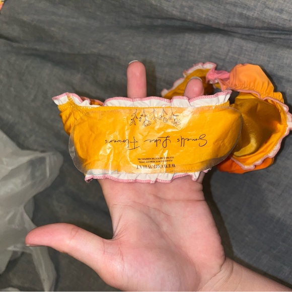 Weworewhat Baby Pink Gradient Scrunchie Delilah Bottom - NWOT size small - Picture 7 of 8